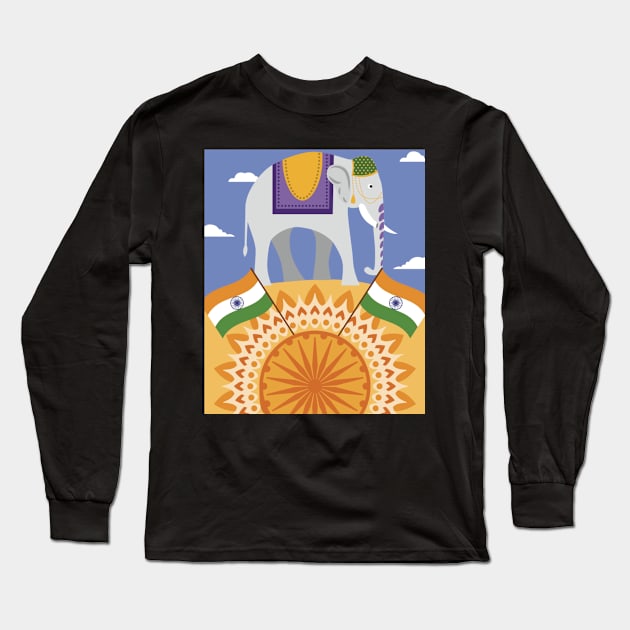 India Colors Long Sleeve T-Shirt by Futbolero 